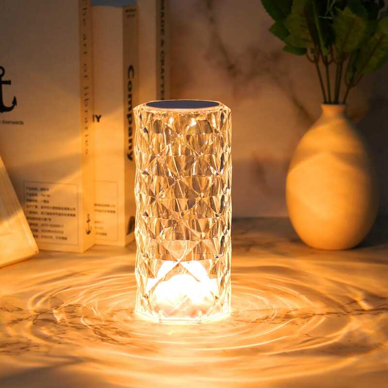 Crystal LED Lamp - #HomeTech365#Home Technology Decor Electronics