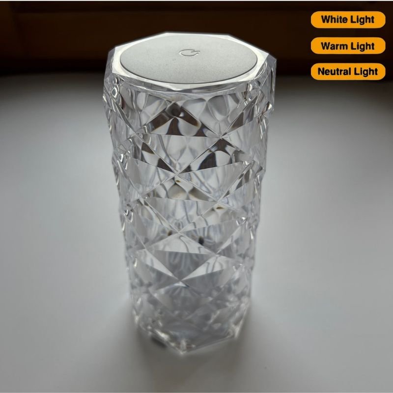 Crystal LED Lamp - #HomeTech365#Home Technology Decor Electronics